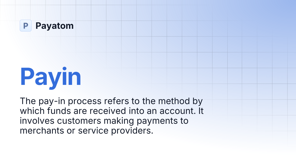 Payin | Payatom